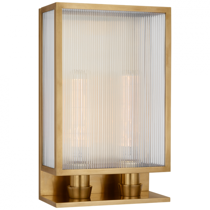 York 16" Double Box Sconce