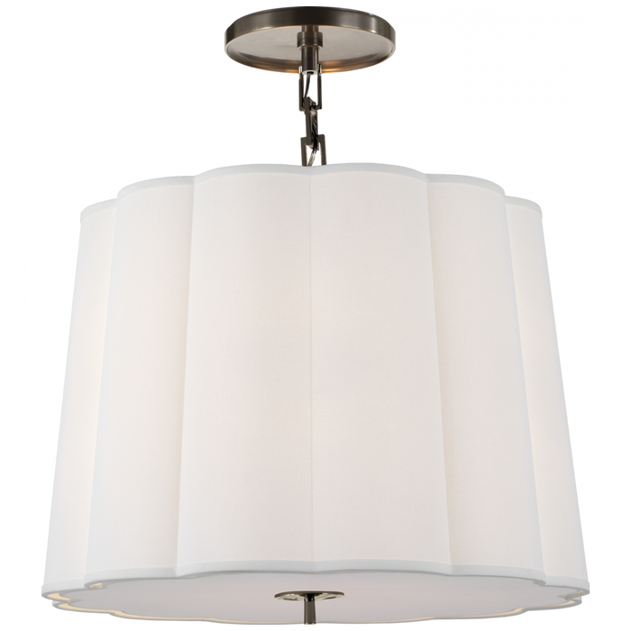 Simple Scallop Large Hanging Shade