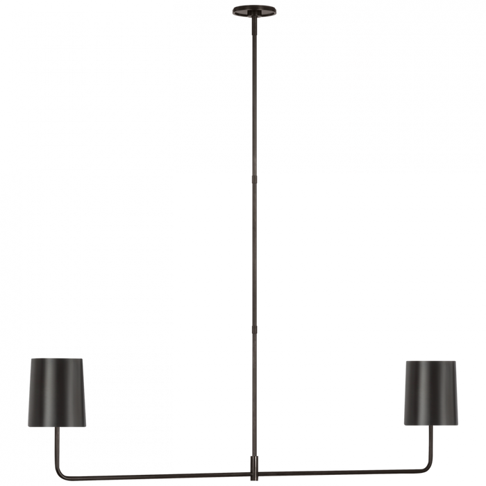 Go Lightly 54" Two Light Linear Chandelier