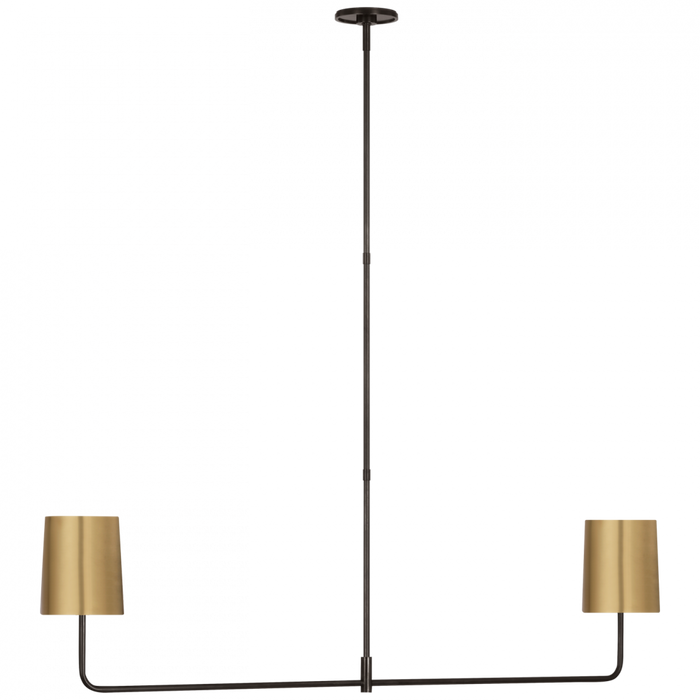 Go Lightly 54" Two Light Linear Chandelier