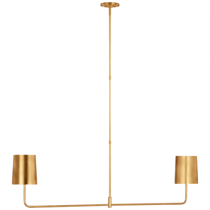 Go Lightly 54" Two Light Linear Chandelier