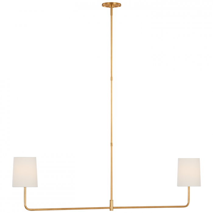 Go Lightly 54" Two Light Linear Chandelier