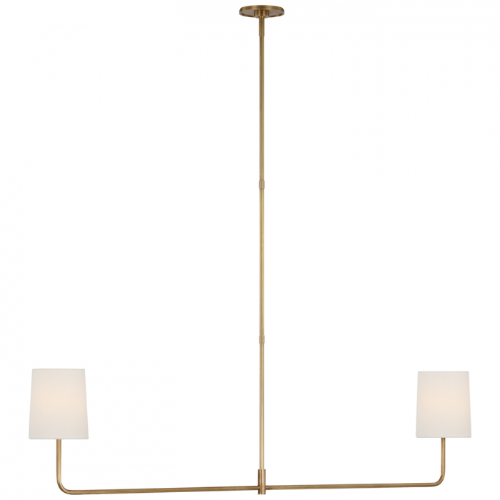 Go Lightly 54" Two Light Linear Chandelier