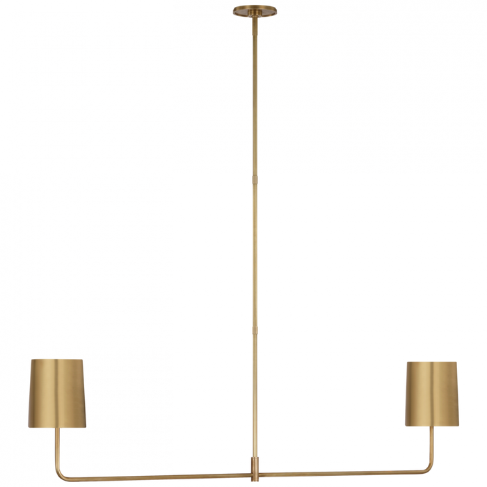 Go Lightly 54" Two Light Linear Chandelier