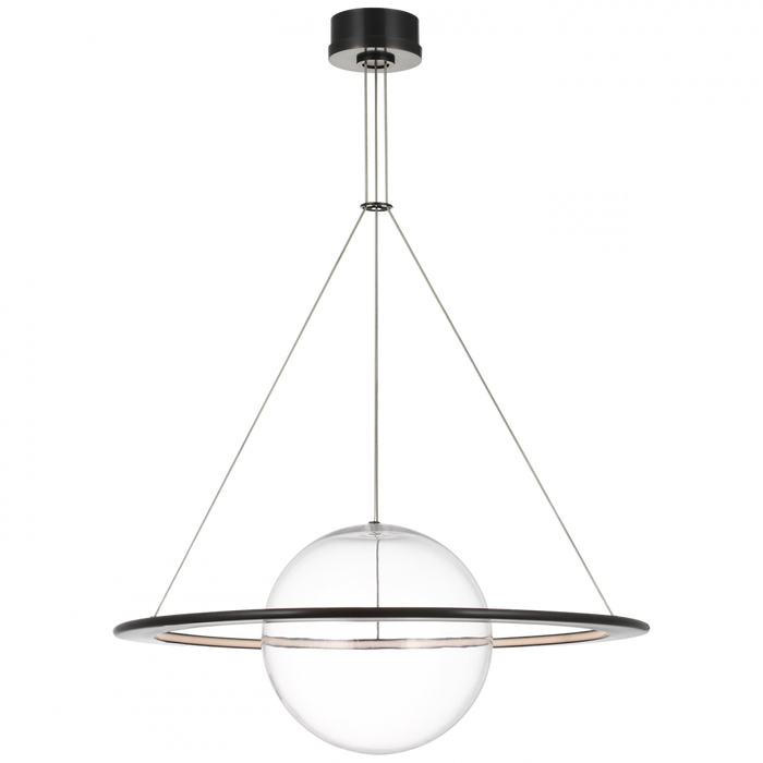 Cosmos 28" Ring and Orb Chandelier