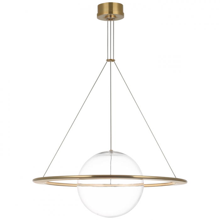 Cosmos 28" Ring and Orb Chandelier