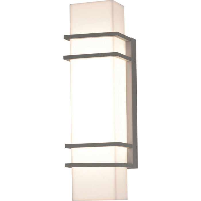 Blaine LED Outdoor Sconce - 15'' - Textured Grey