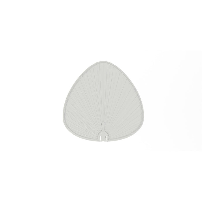 Islander DC 22 inch Indoor/Outdoor Ceiling Fan Wide Oval Palm Blade Set of 5 - Matte White