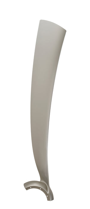 Wrap Custom 84 inch Indoor/Outdoor Ceiling Fan Blade Set of 3 - Brushed Nickel