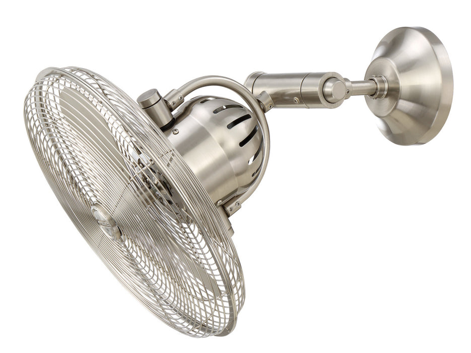 Bellows IV 14" 3-Blade Ceiling Fan in Brushed Polished Nickel w/ Brushed Polished Nickel Blades