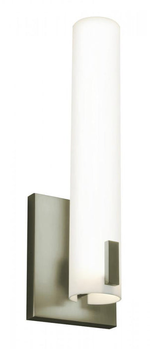 Bowen - Wall Sconce - Satin Nickel - White Acrylic Shade