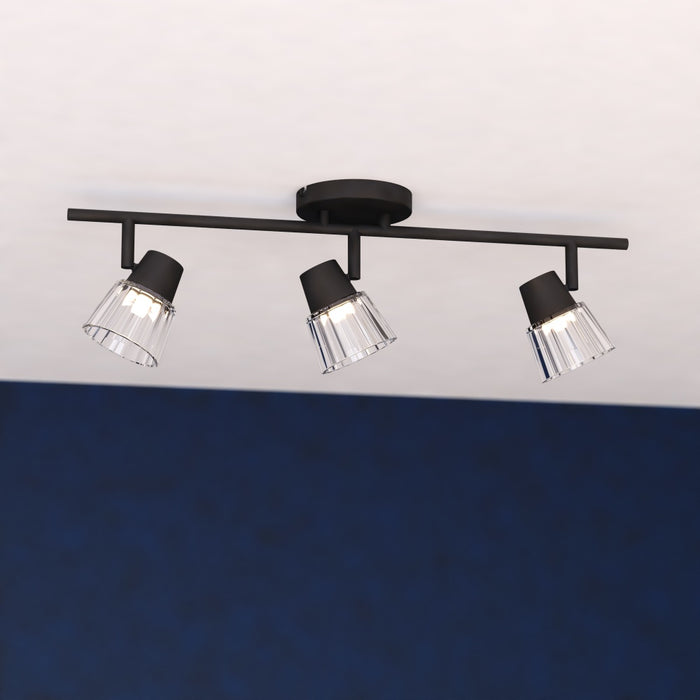 Dalton 23-in. W 3 Light LED Directional Light Matte Black