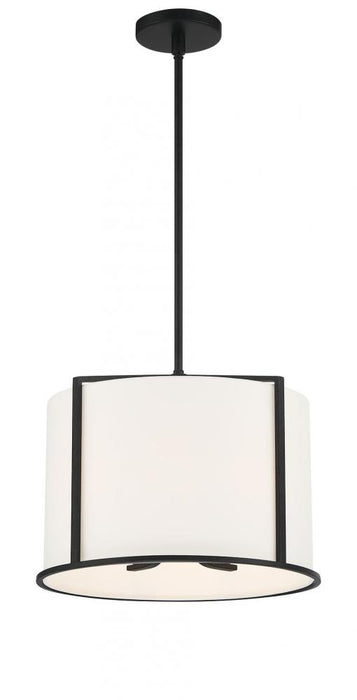 Carlyn 4 Light Black Chandelier