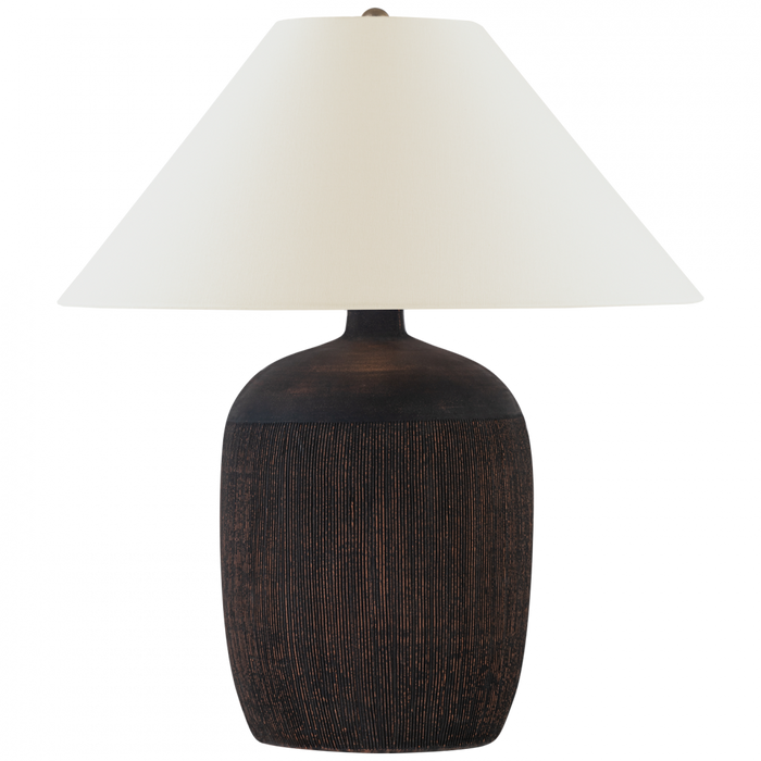 Portis 32" Combed Round Table Lamp
