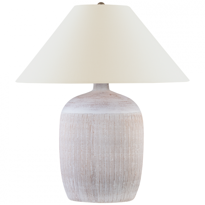 Portis 32" Combed Round Table Lamp