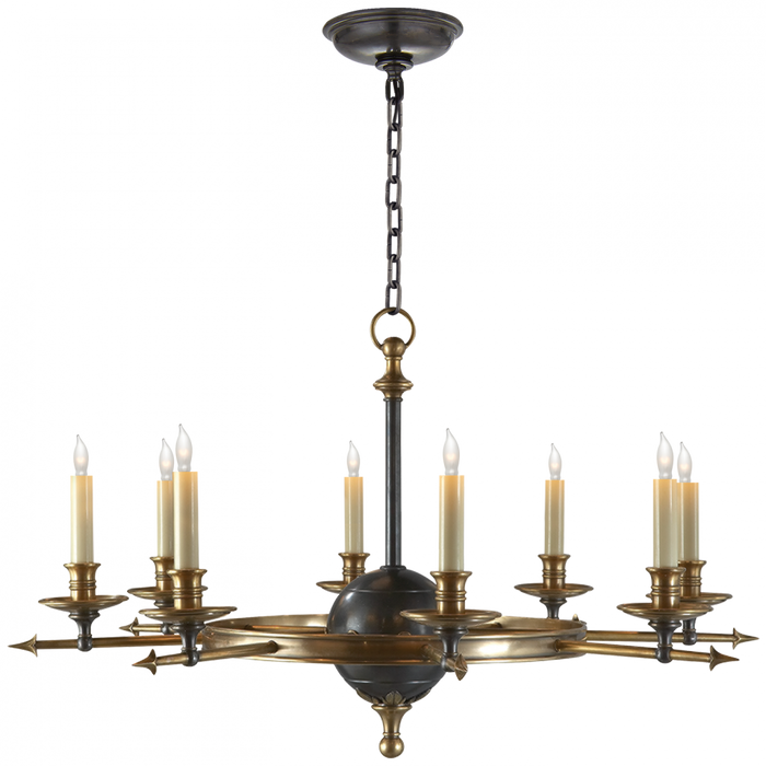 Leaf and Arrow Large Chandelier