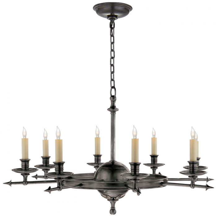 Leaf and Arrow Large Chandelier