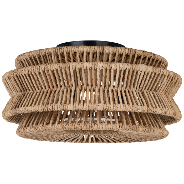 Antigua Large Drum Semi-Flush Mount