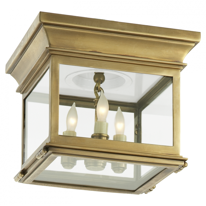 Club Small Square Flush Mount