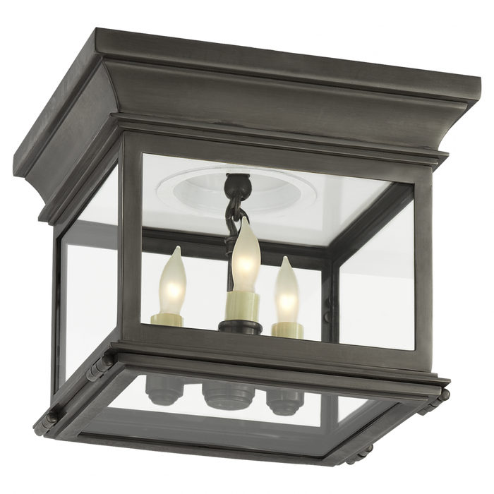 Club Small Square Flush Mount