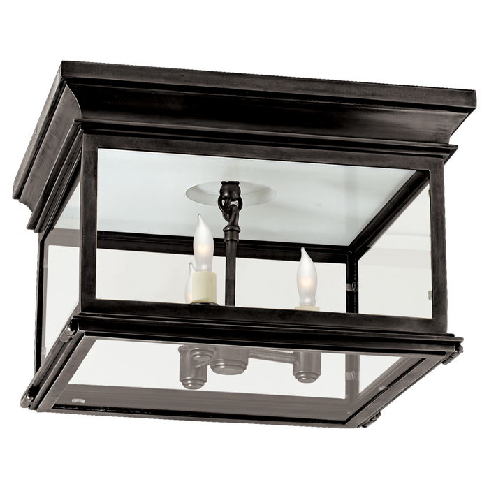 Club Large Square Flush Mount