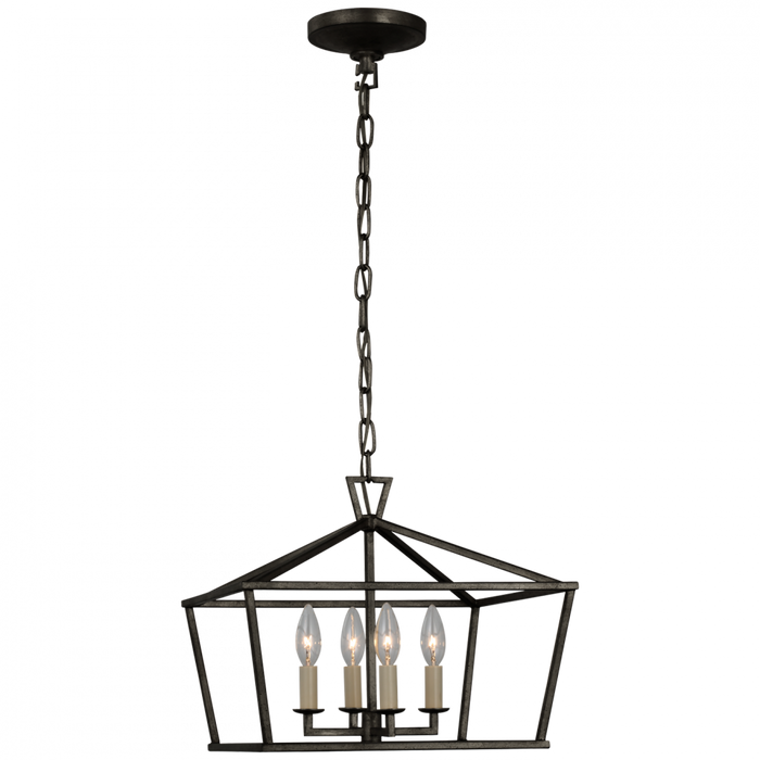 Darlana Small Wide Semi-Flush Mount Lantern
