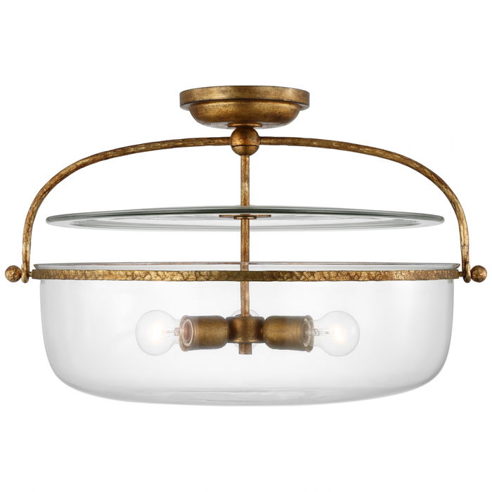 Lorford Large Semi Flush Lantern