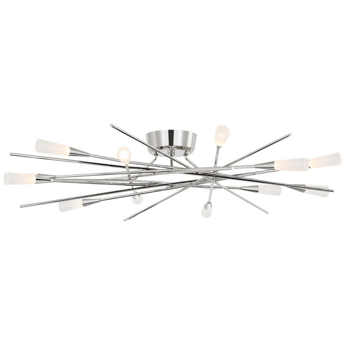 Stellar 40" Radial Semi-Flush Mount