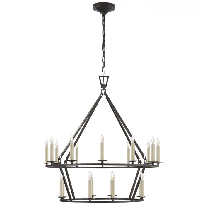 Darlana Medium Two-Tier Chandelier