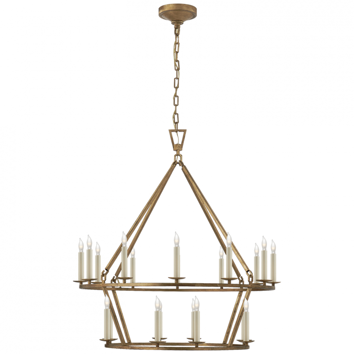 Darlana Medium Two-Tier Chandelier