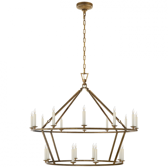 Darlana Large Two-Tiered Ring Chandelier