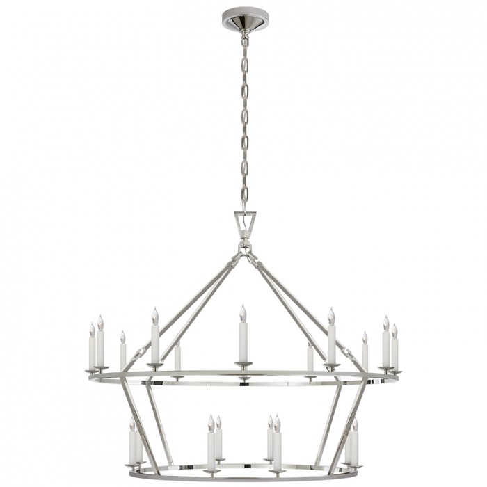 Darlana Large Two-Tiered Ring Chandelier