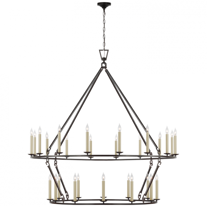Darlana Oversized Two Tier Chandelier