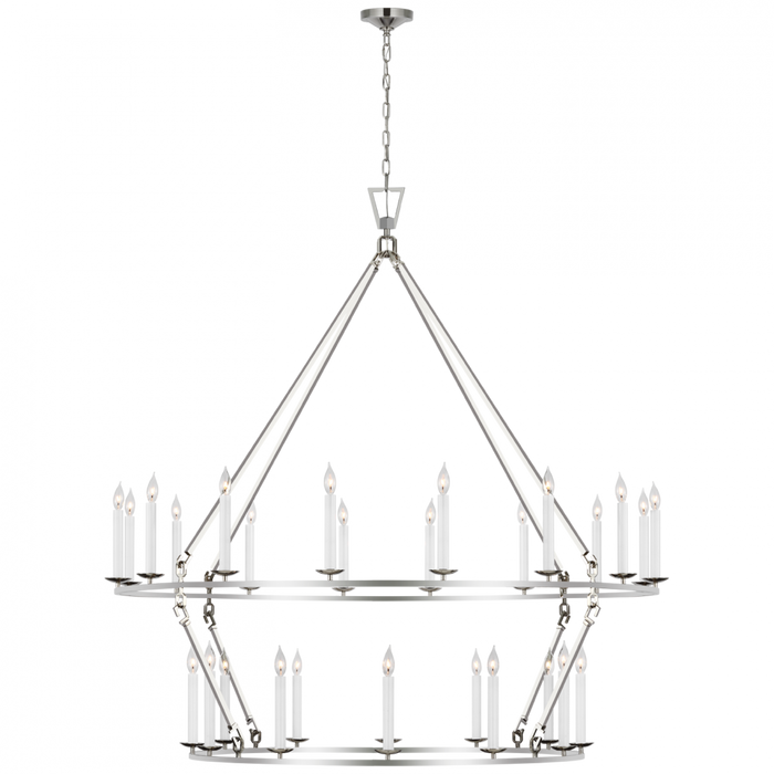 Darlana Oversized Two Tier Chandelier