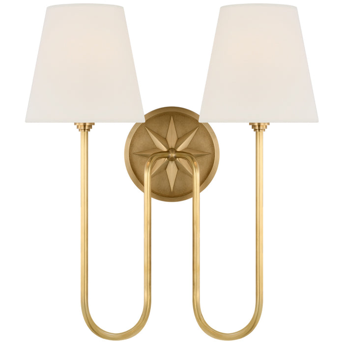 Polaris 17" Double Sconce