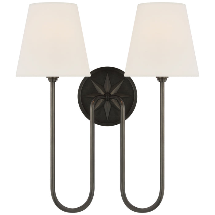Polaris 17" Double Sconce
