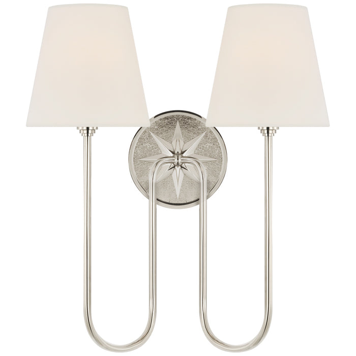 Polaris 17" Double Sconce