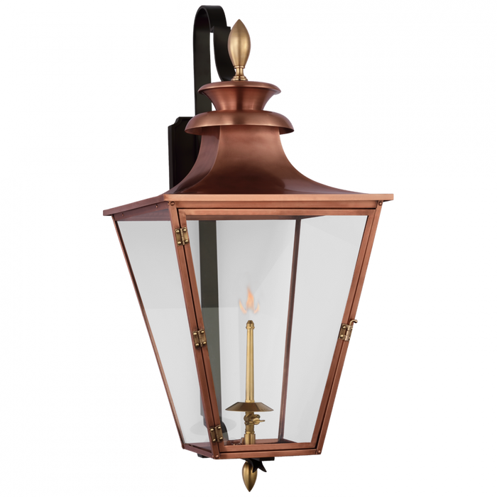 Albermarle Medium Bracketed Gas Wall Lantern