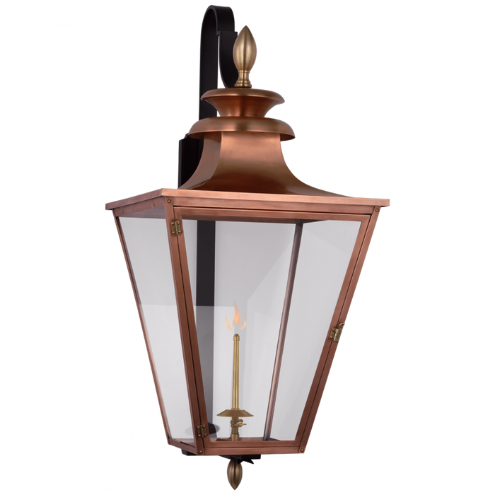 Albermarle Large Bracketed Gas Wall Lantern