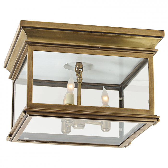 Club Large Square Flush Mount