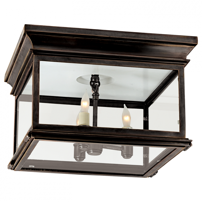 Club Large Square Flush Mount