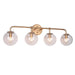Thalictrum 2-Light Gold Vanity Light