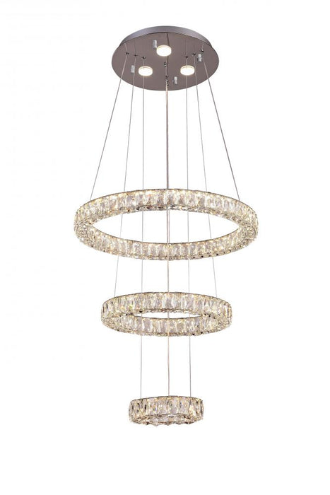 LED Chandelier Chrome