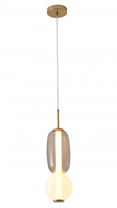 LED Pendant Metal & Glass