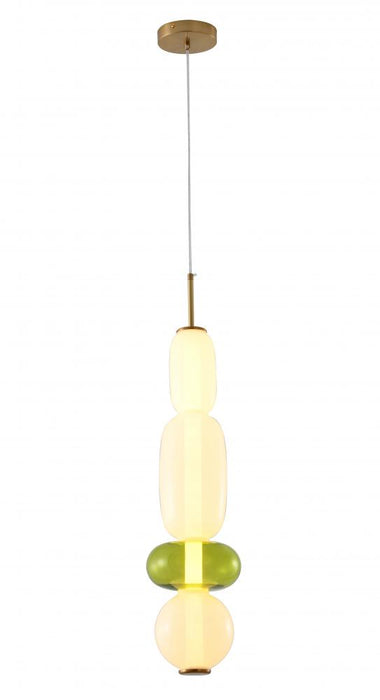 LED Pendant Metal & Glass