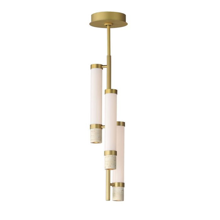 Travertine-Multi-Light Pendant