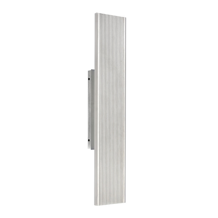 Oluk 28" Sleek Designer LED Wall Sconce in Brushed Aluminum