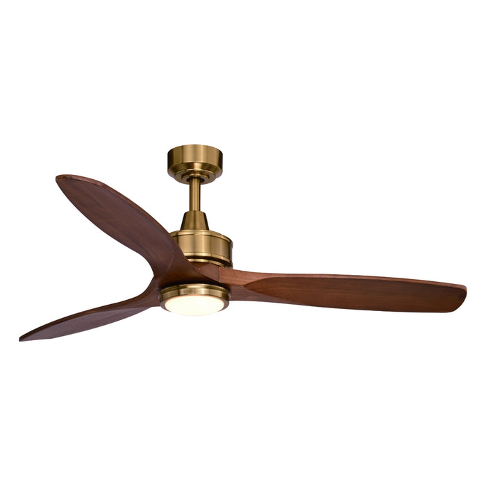 Curtiss 52-in. Ceiling Fan Satin Brass