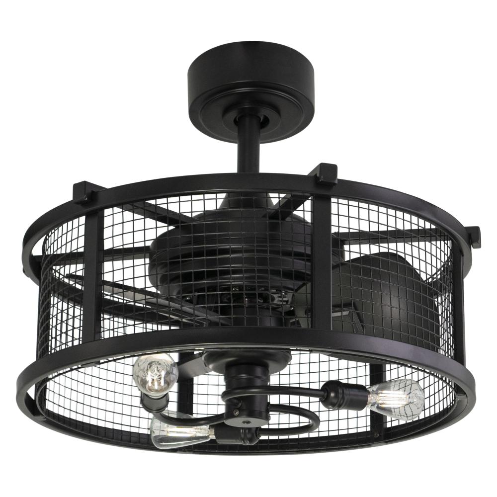 Humboldt 21-in. Ceiling Fan Black — Belles Lighting