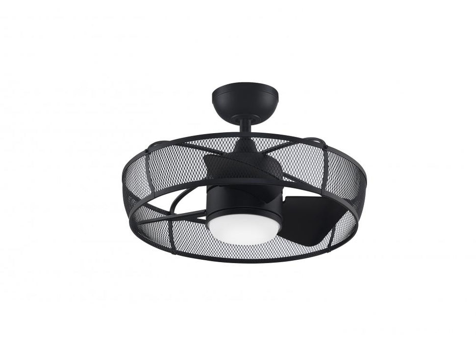 Henry 20 inch Indoor/Outdoor Ceiling Fan with LED Light Kit - Black